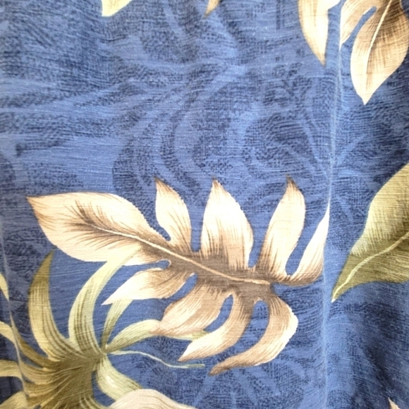 XL 100% Silk Tropical Hawaiian Short Sleeve Button Down Dress Shirt Vacation - Picture 5 of 8